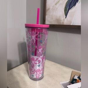 Starbucks Roller Rabbit Tumbler with Straw
